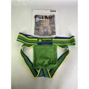 C-IN2 Scrimmage Jock Strap Mesh Underwear Clover Green Mens Size L